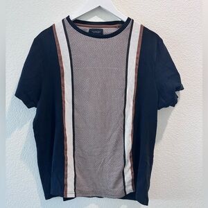 Cactus Man Ricky Singh Navy Blue and Brown Short Sleeve Tee